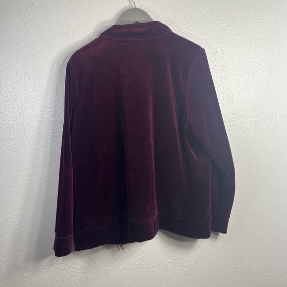 Ralph Lauren green label velvet zip up jacket - Picture 3 of 4